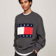 Tommy Hilfiger Ανδρική πλεκτή μπλούζα Regular Melange Flag Sweater